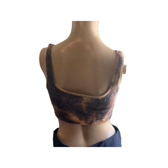 SHEIN Multi Scoop Neck Sleeveless Ribbed Crop Top Size Small - Picture 5 of 11